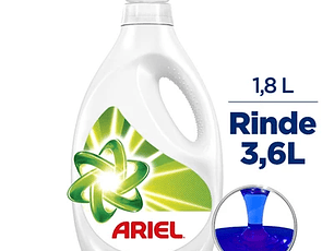 Detergente Ariel Líquido Doble Poder 1,8L