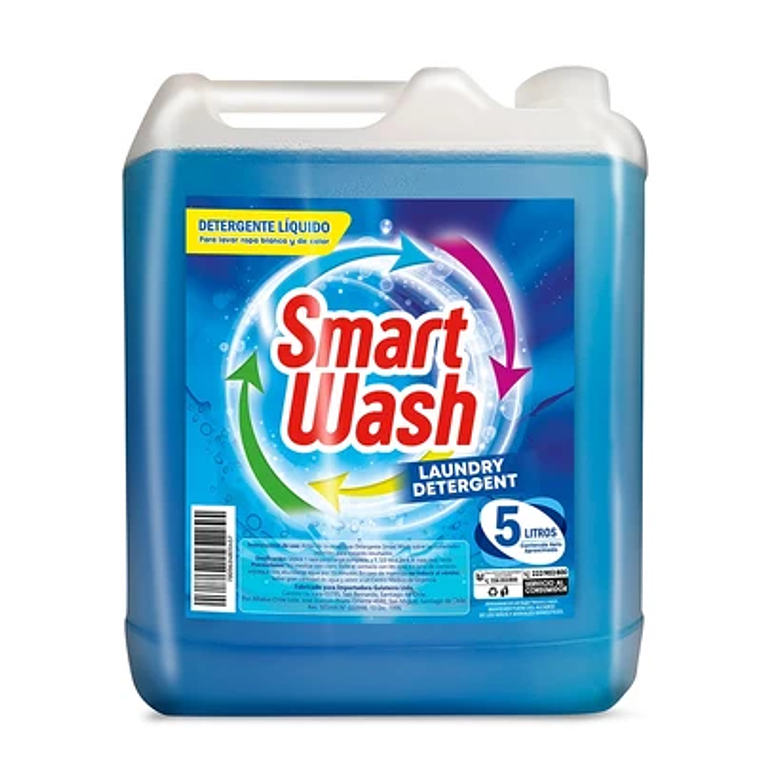 Smart Wash Detergente Liquido 5 Litros 1