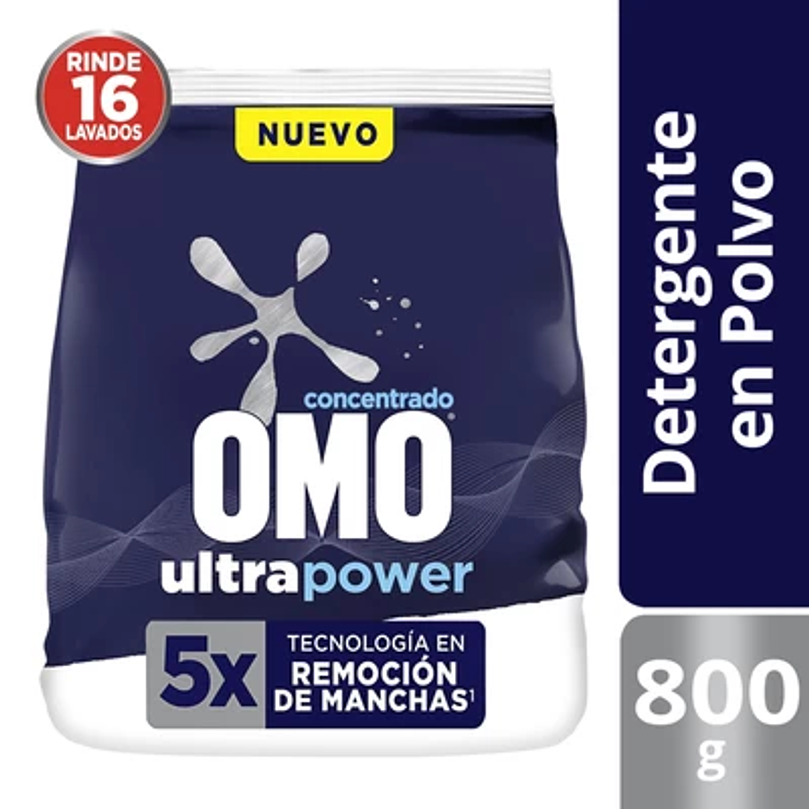 Omo Detergente Polvo Matic Multiacción 800gr 2