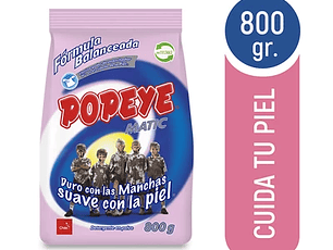 Popeye Detergente Polvo 800 Gr