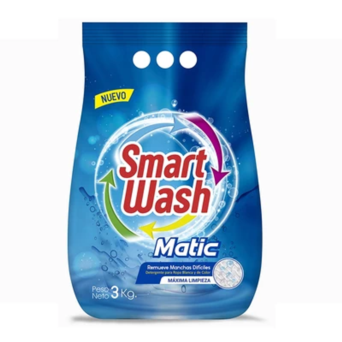 Smart Wash Detergente Polvo 3 Kg 1