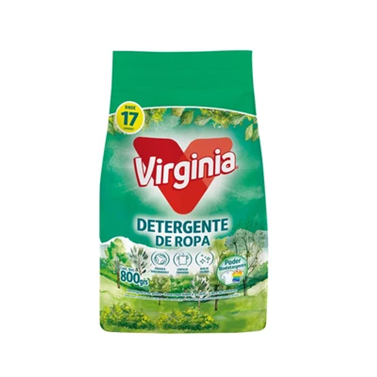 Virginia Detergente Polvo 800 Gr 1