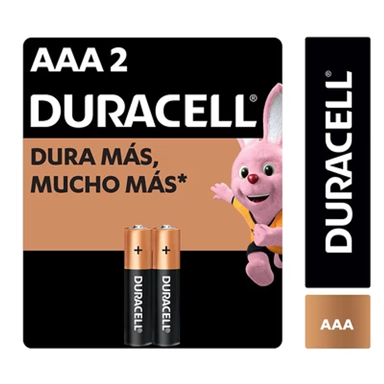Duracell Pilas Alcalinas AAA de Larga Duración - Pack de 2 Unidades 1