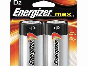 Energizer Pilas Alcalinas Grande Tipo D Disp. X2 Unidades