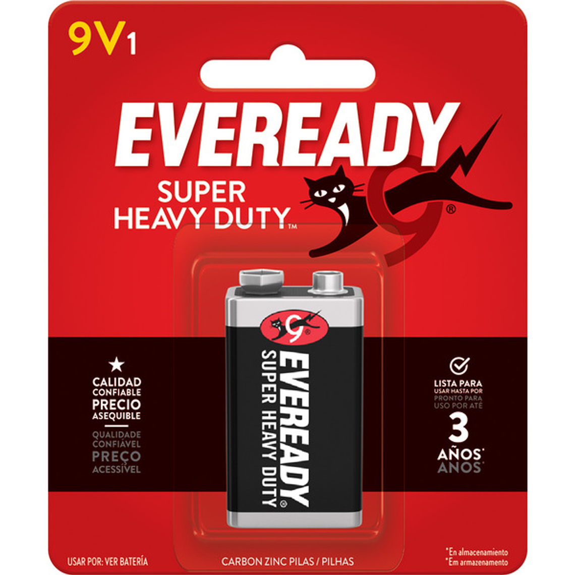 Eveready Bateria Negra 9V (1222) 1