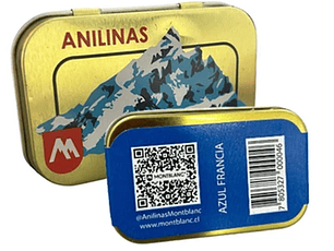 Anilina Mont Blanc 4 Azul Francia.