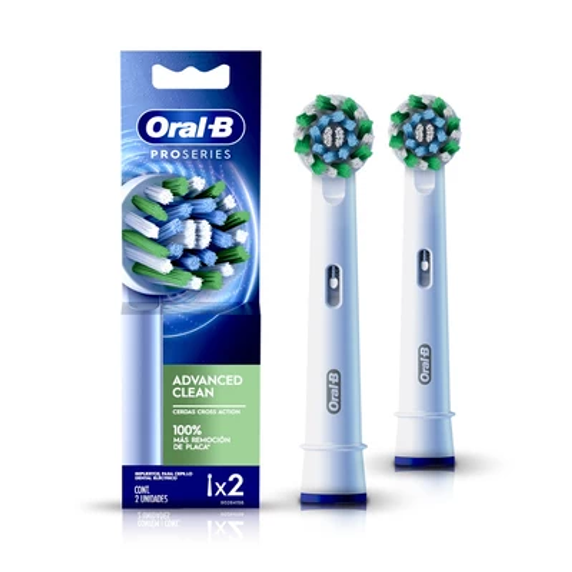Cabezales De Repuesto Oral-B Cross Action, 2Un 1