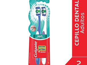 Cepillo Dental Colgate 360º Original Medio 2Unid