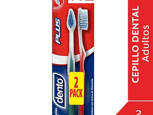 Cepillo Dental Dento Plus Suave 2Unid