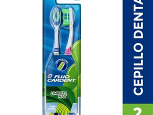 Cepillo FluoCardent Limp Max 2 Unidades