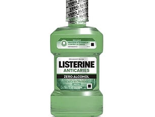 Listerine Enjuague Bucal Anticaries Zero Alcohol 180 Ml