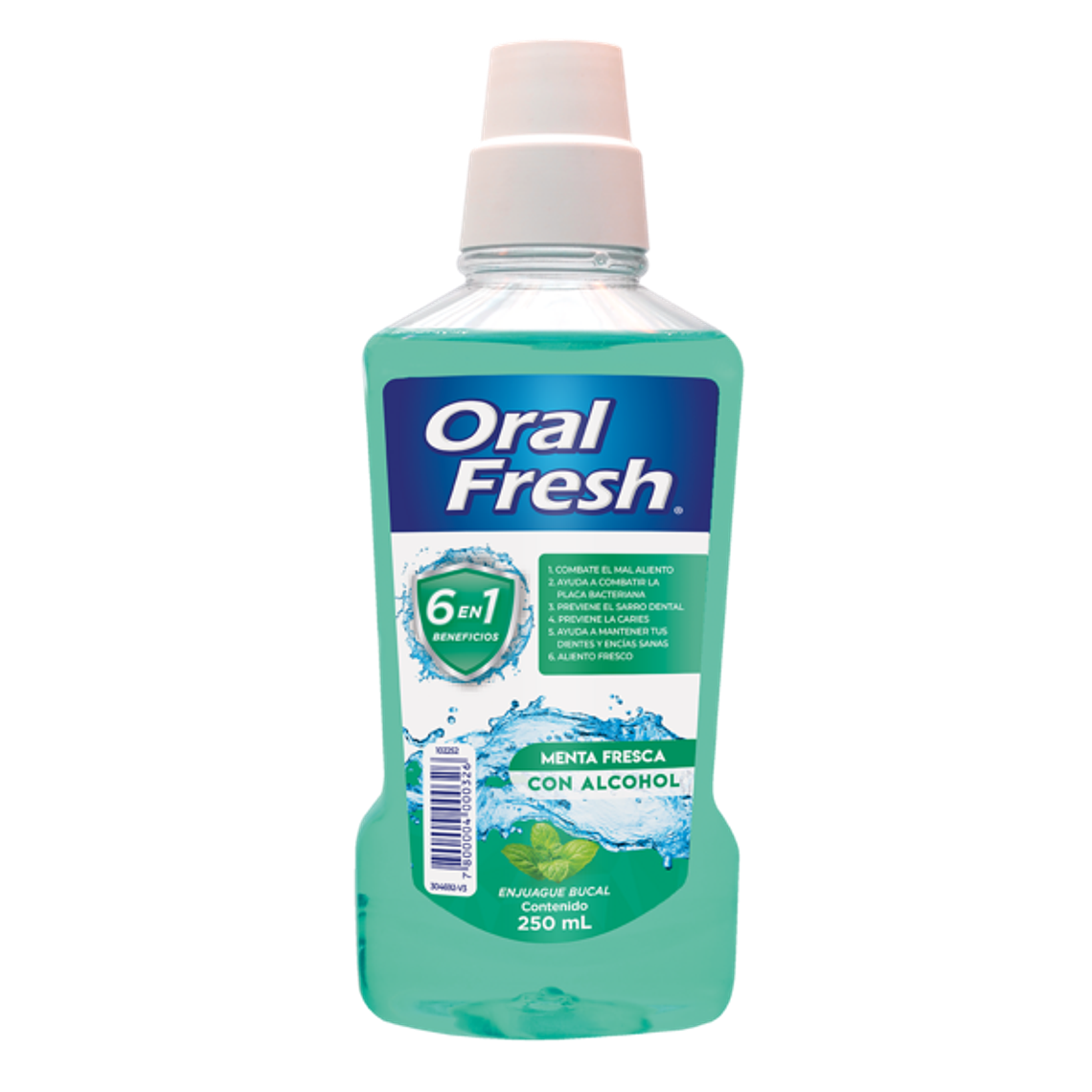 Oralfresh Enjuague Menta Fresca 250 Ml 1