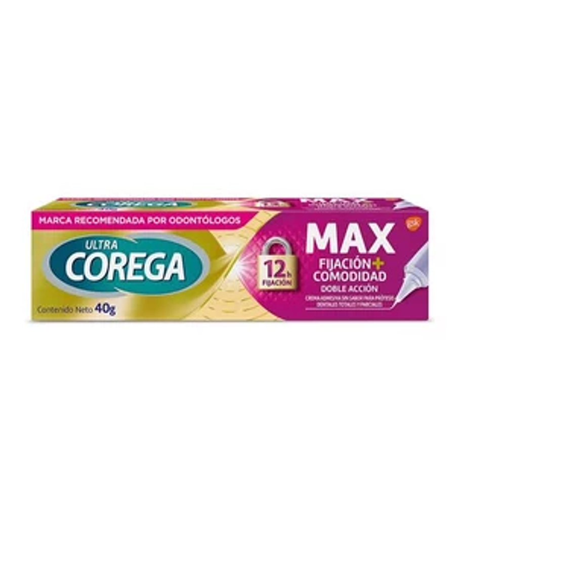 Corega Crema Maxima Fijación & Comodidad 40g 1