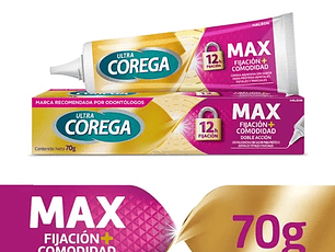 Corega Crema Maxima Fijación & Comodidad 70g