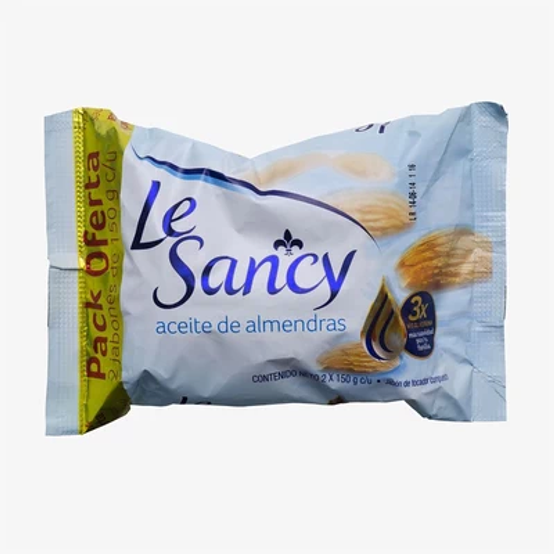 Le Sancy Jabón barra aceite de almendras 2unid. de 150gr 1