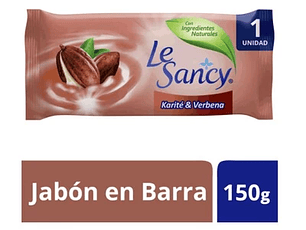 Le Sancy Jabón barra karite & verbena 150gr