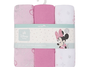 Bambino Manta Bebe Tutos Minnie 3 unidades