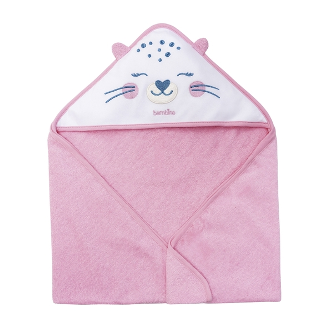 Bambino Toalla Capucha Rosada 1