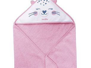 Bambino Toalla Capucha Rosada