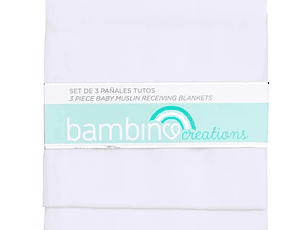 Set de 3 pañales de género tutos Bambino