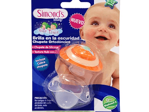 Simonds Nuby Chupete Ortodon. Brilla En Oscuridad 6-12 Meses
