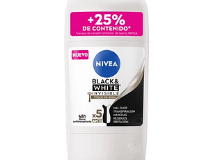 Antitranspirante Black & White Toque De Seda Barra 50Gr