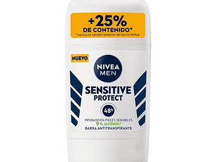 Antitranspirante Nivea Men Sensitive Barra 54Gr