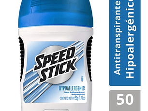 Desodorante En Barra Speed Stick Hipoalergénico 50G