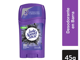 Desodorante Lady Speed Stick Carbón Activado 45g