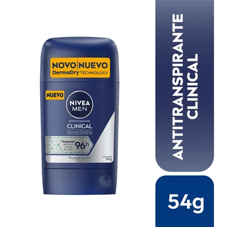 Nivea Desodorante Clinical Barra Hombre 50 Ml 1
