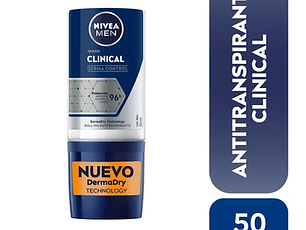 Nivea Desodorante Clinical Roll On Hombre 50 Ml