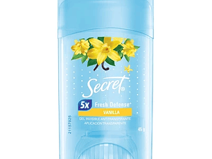Secret Deo Gel Clear Vanilla 45gr