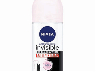 Antitranspirante Roll On Nivea Black & White Invisible Clear 50Ml