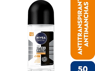 Nivea Deo B&W Ultimate Impact Roll On Hombre 50 Ml