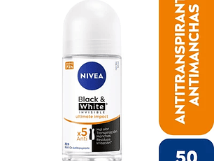 Nivea Deo B&W Ultimate Impact Roll On Mujer 50 Ml