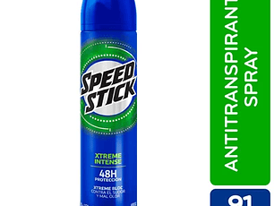Desodorante En Spray Speed Stick Xtreme Tech 91G