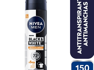 Nivea Deo B&W Ultimate Impact Spray Hombre 150 Ml