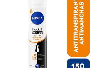 Nivea Deo B&W Ultimate Impact Spray Mujer 150 Ml
