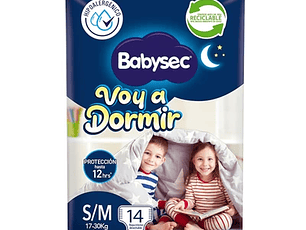 Pants Babysec Voy a Dormir 14 un S.M