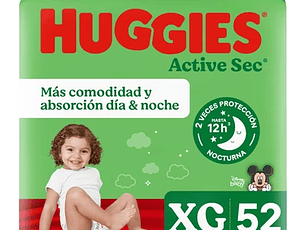 Huggies Active Sec Xg X52