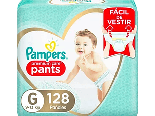 Pampers Pants Bebe G 128 Unidades