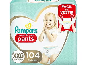 Pampers Pants Bebe Xxg 104 Unidades