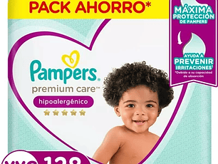 Pampers Premium Care XXG 128 unidades