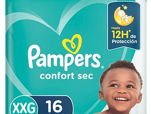 Pañales Pampers Confort Sec XXG 16 Unidades