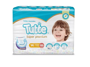 Tutte Super Premium Pañal Bebé Xg X14