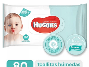 Huggies Toalla Humeda One - Done X80