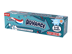 Aquafresh Pasta Dental Adavance 9-12 Años 75Ml