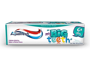 Aquafresh Pasta Dental My Big Teeth 6+Años 110.5 Grs