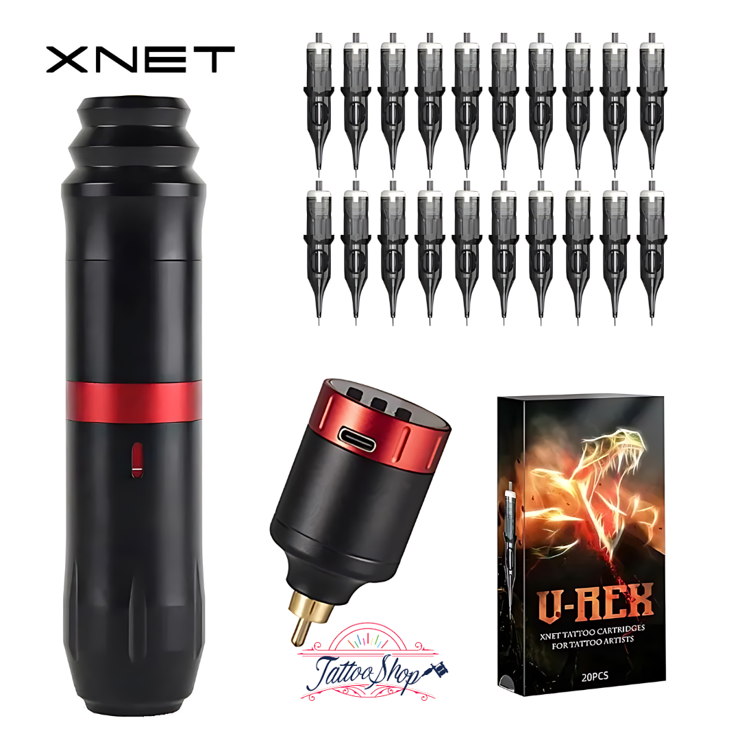 X net ワイヤレスタトゥーマシン　Wireless tattoo pen Maquina de tatuaje inalámbrica pen X-Net profesional