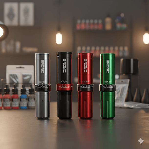 Maquina de tatuaje profesional  inalámbrico Bronc V12 6